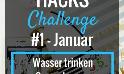 HABIT HACKS Challenge #1 Januar: 1 Monat / 3 Veränderungen