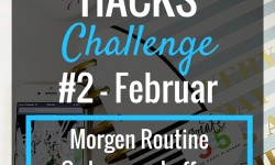 HABIT HACKS Challenge #2 Februar: 1 Monat / 3 Veränderungen